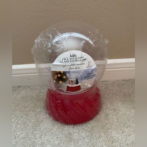 Make Your Own Snow Globe - NEW - Red